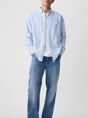 GAP Classic Cotton Button-Down Oxford Shirt #3523